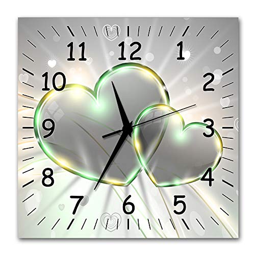 Bilder-Manufaktur BM Funk Quarz Quarzwanduhr Wanduhr Funkwanduhr Funkwanduhren Funkuhr Funkuhren kein Ticken lautlos geräuschlos leise ohne Tickgeräusche groß XXL MF12-9337-quarz Cover