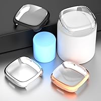 Vista 6 de Rc-Z Funda protectora para Fitbit Sense & Versa 3 con protector de pantalla, paquete de 4, material de TPU antiarañazos, compatible con versiones
