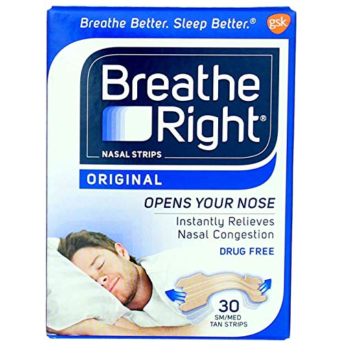 Breathe Right sm/med Tan (3 Pack) 90 Strips