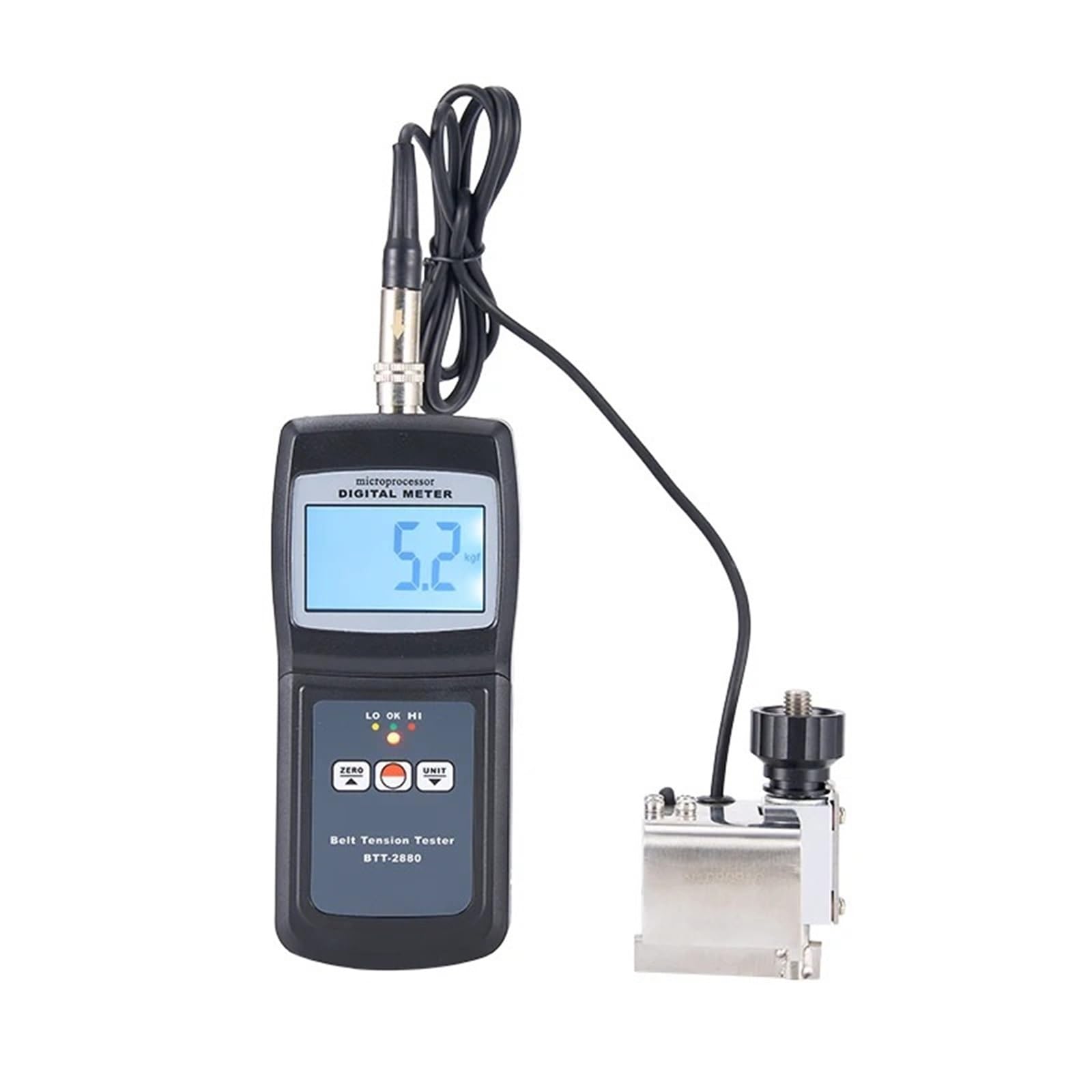 Digital Belt Tension Tester BTT-2880 Tapes, Wires, Automobile, Textile, Cables, Wires, Plastic Films Belt Tension Meter