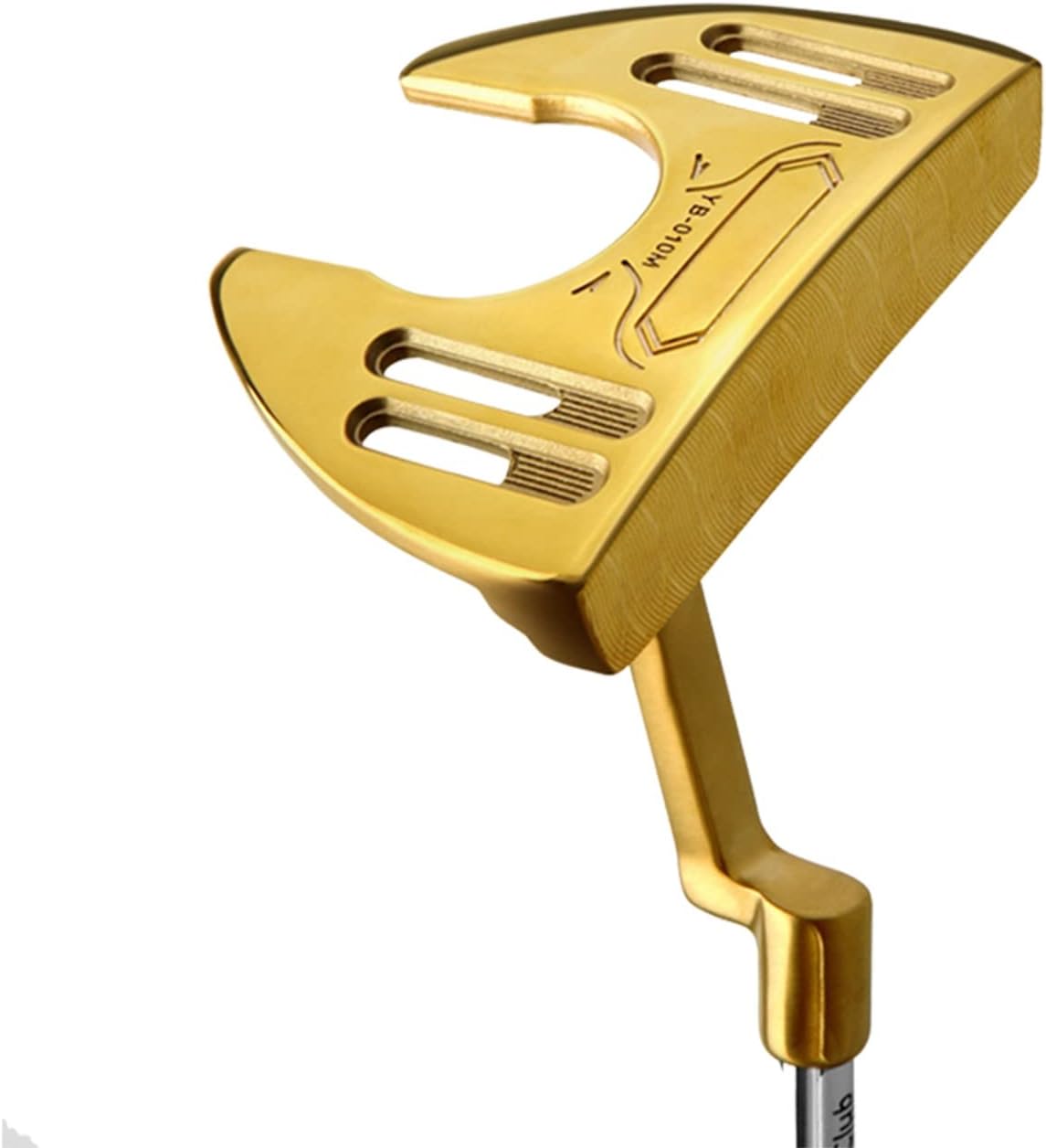 Golf Club, Unisex, with Reticles, Large Grip Putter, Stable Putt, 836.6mm (Color : Gold)