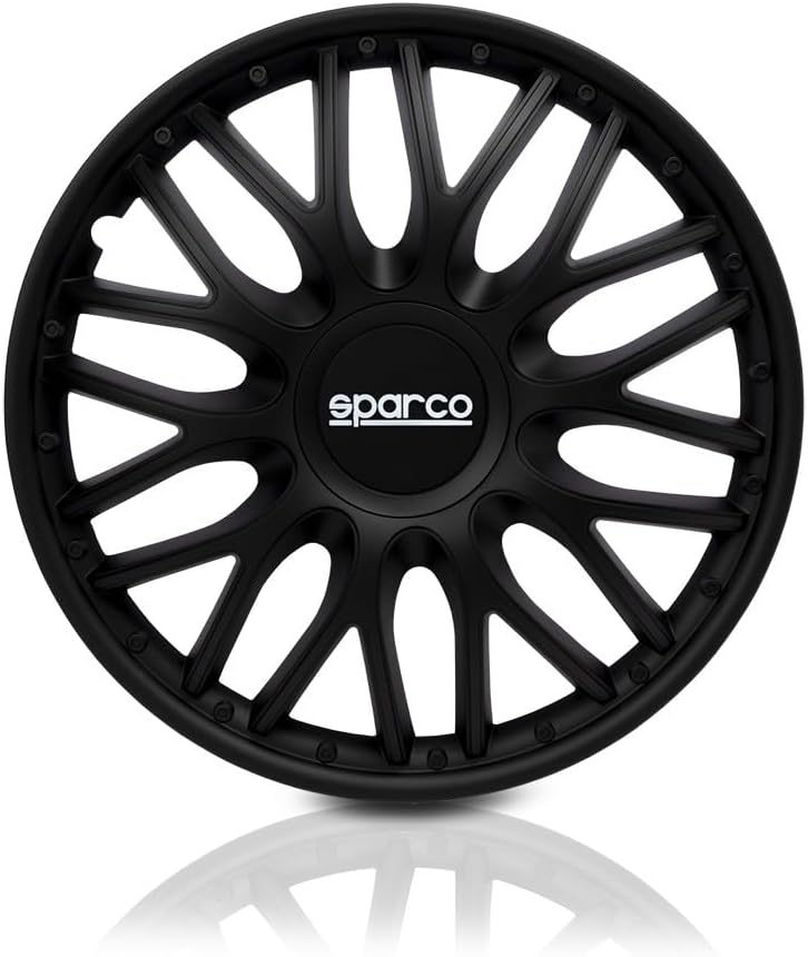 Sparco SPC1592BK Set Wheel Covers Torino 15-inch Black