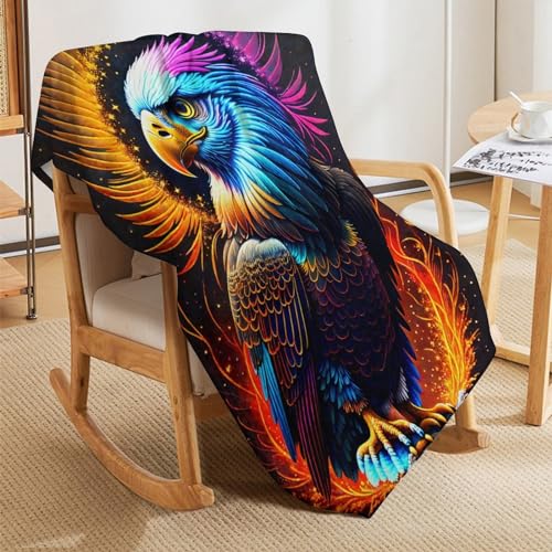 Couverture perroquet 3D moelleuse pour vos soirées cocooning sur le canapé - 8