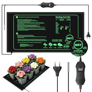Biamaleu tapis chauffant 50 W avec thermostat, 52,5 cm