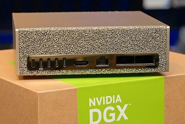 NVIDIA DGX Spark™ 2 Pack with Cable Bundle - Personal AI Desktop Supercomputer – Desktop GB10 Grace Blackwell Chip - 1