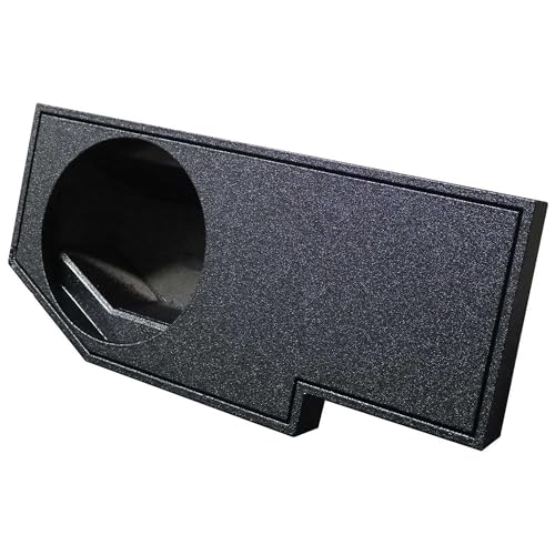 Q Power Single 12in Underseat Upfire Subwoofer Enclosure, QBomb Sub Box Compatible with Dodge Ram Crew 1500, Quad 2500 & 3500 2002-2018, Classic 2019-2022