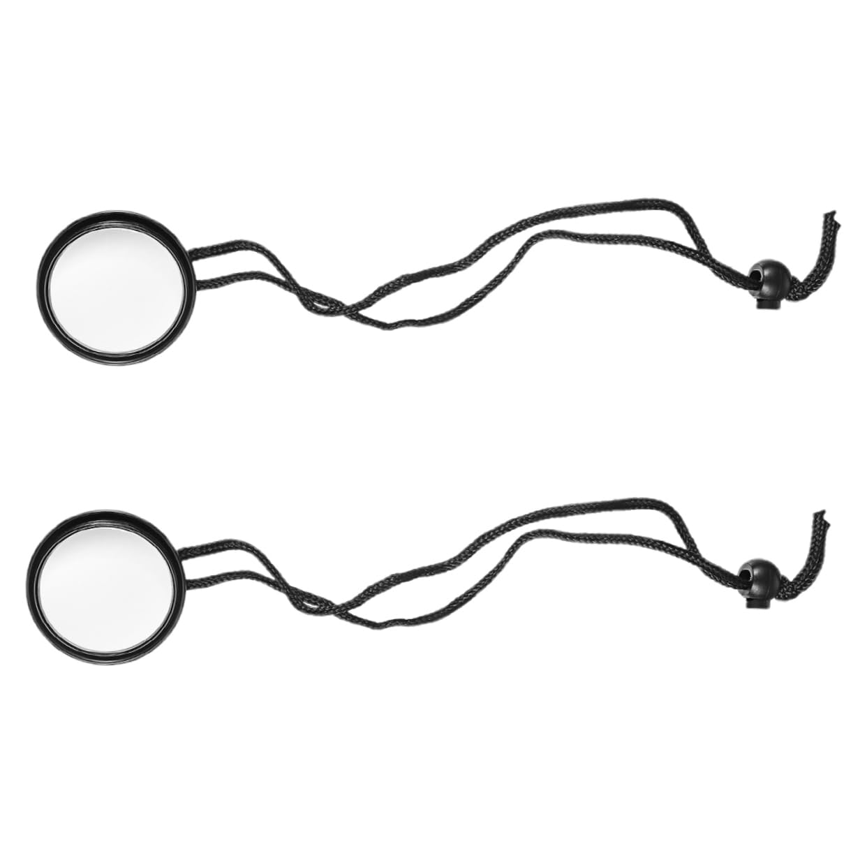 KOMBIUDA Scuba Diving Mirror Snorkeling Gear 2 Pack Diver Observe Mirrors with Lanyard for Safety