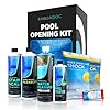 Pool Opening Kit - Pool Starter Kit for Inground Pool & Above Ground Pool Chemical Starter Kit to Open Your Pool - AquaDoc Pool Start Up Chemical Kit Designed for 15000 to 20000 Gallon Pool