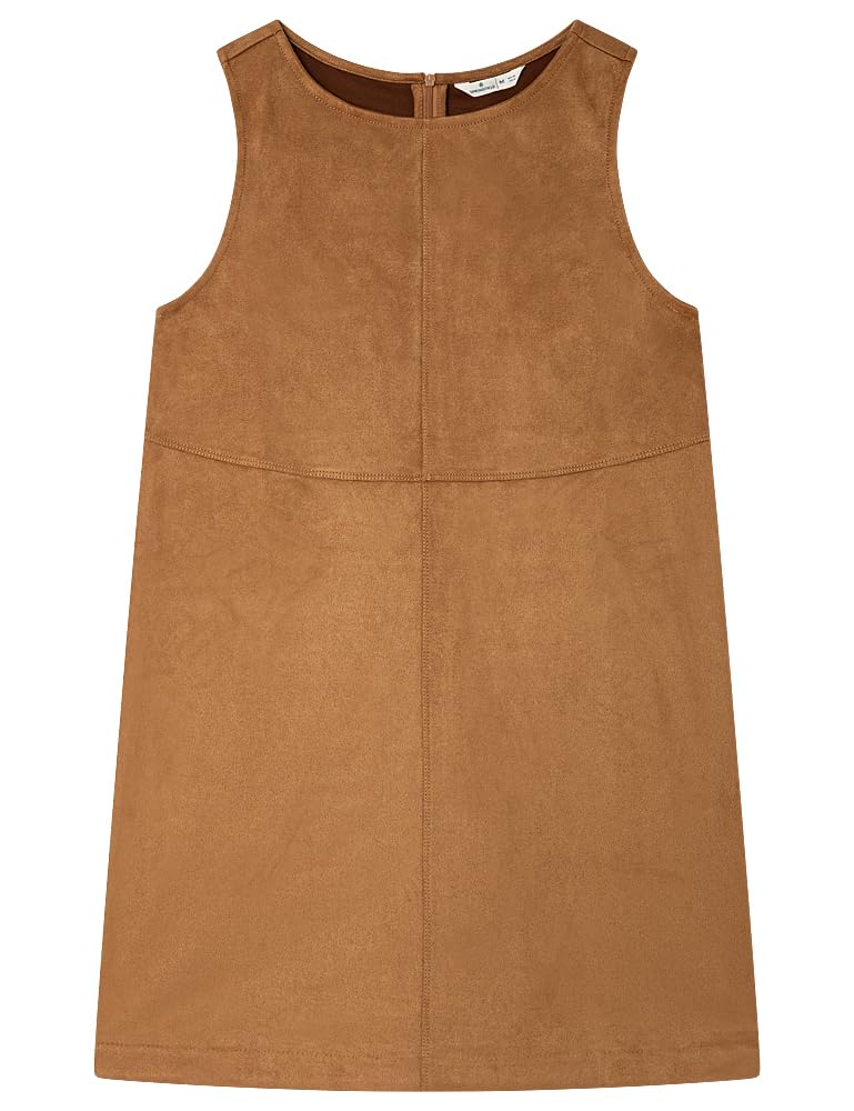 Robe courte Springfield sans manches aspect daim pour femmes - 6