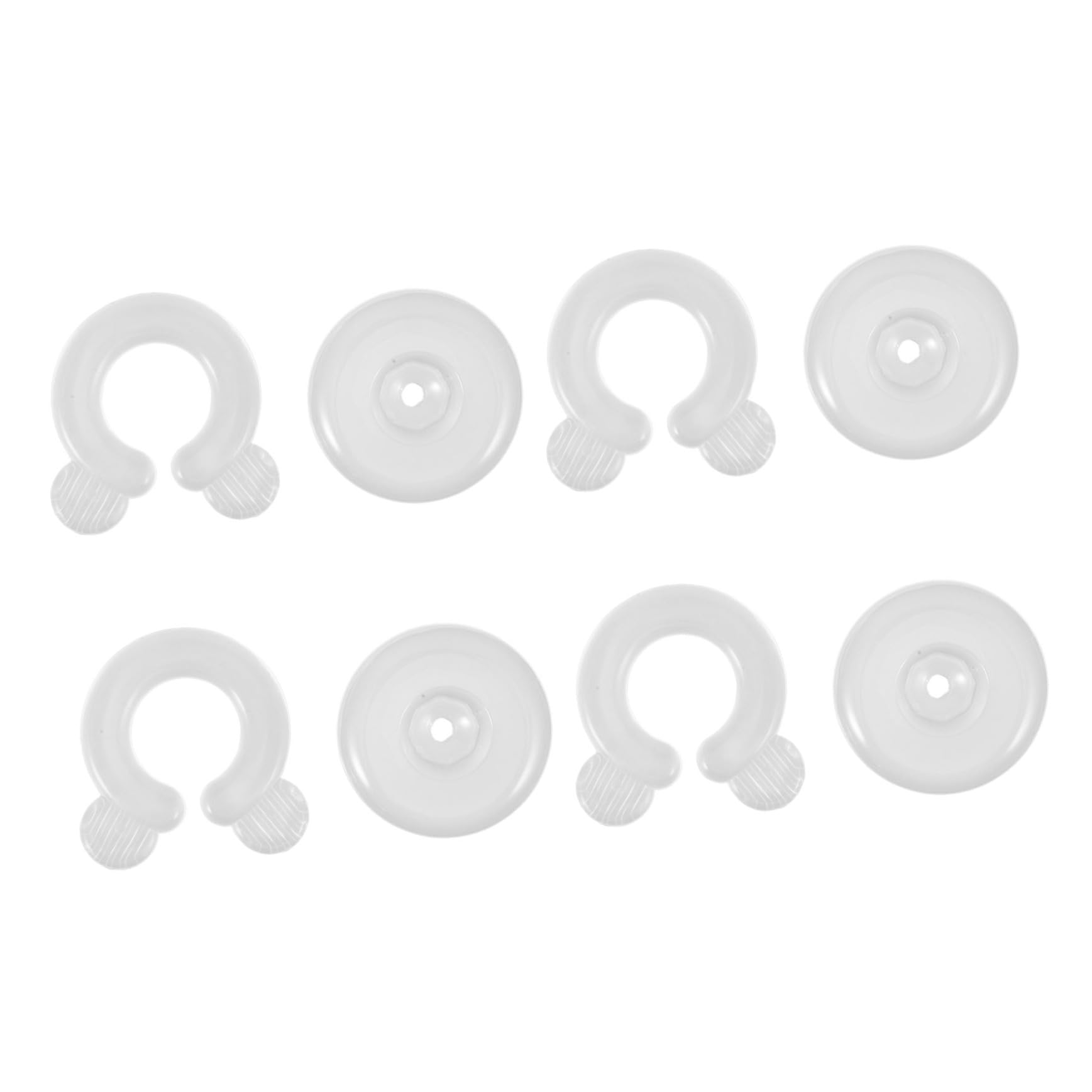 Cabilock 4Pairs Bed Sheet Clips Reusable Quilt Fasteners Non Slip Movement Bedding Clamps for Household Use Material Easy to Assemble and Disassemble