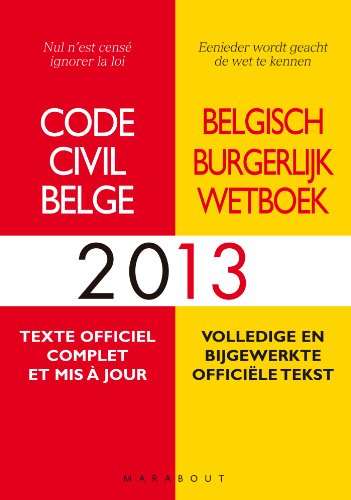 Code civil belge 2013 Code civil belge 2013