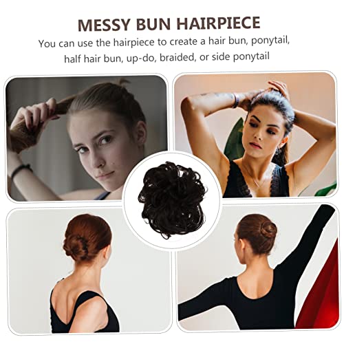 Chignon ébouriffé extensions chignon et queue de cheval FRCOLOR - 3
