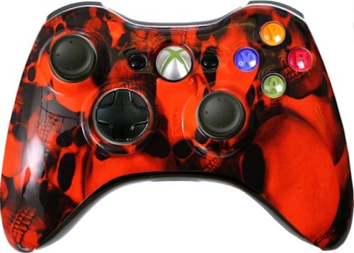 Custom Xbox 360 Controller - Orange Skullz