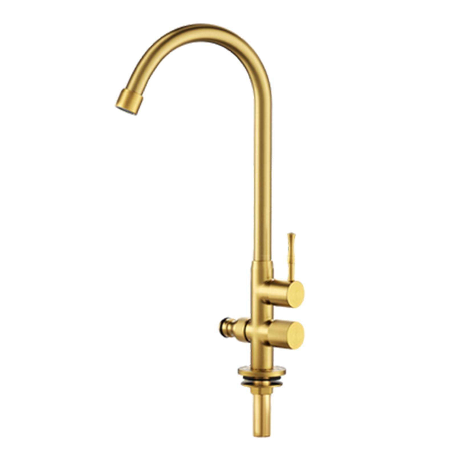 Grifo Lavadora Grifo Doble Salida De 1/2 Pulgadas Solo Agua Fría Latón Orificio Único Adecuado para Exteriores/Baño,10cm