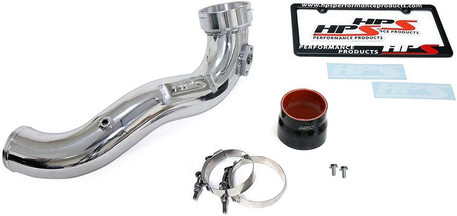 HPS Performance Polish Intercooler Intake Charge Pipe Turbo Boost Compatible for 2011-2013 BMW 335i 335iX 135i 2013-2015 X1 xDrive35i N55 3.0L Turbo, 17-107P
