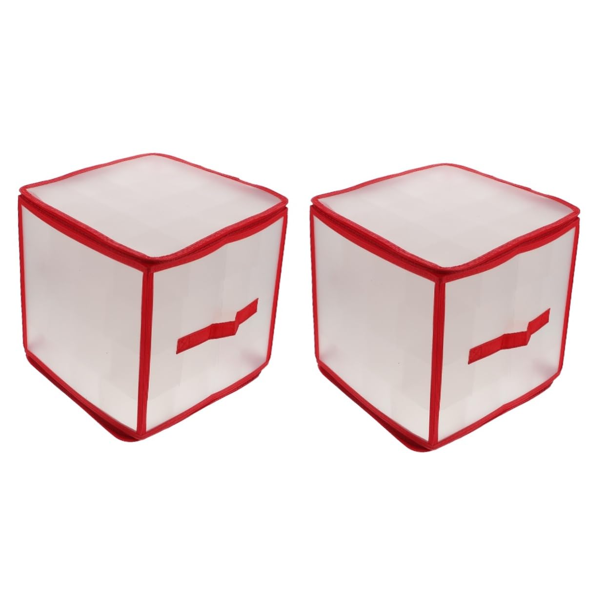 Boîtes de rangement décoratives de Noël Hohopeti grand volume pour guirlandes et boules