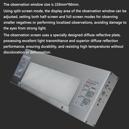 Visionneuse de film LED industrielle pour inspection par rayons X NDT haute résolution, illuminateur portable pour négatifs de film et diapositives