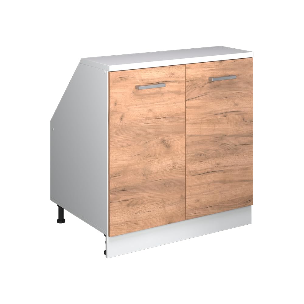 Vicco Sloping ceiling wardrobe Rion, Goldkraft oak/White