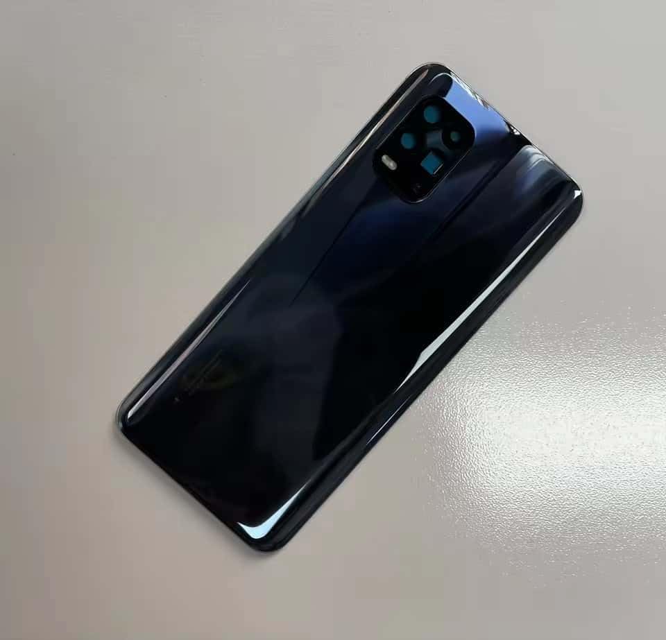 YOOOKOOO Compatible Rear Back Cover for Xiaomi Mi 10 Lite 5G – Battery Door Housing Replacement Part (Blue No Lens)