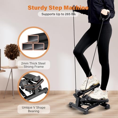 Image of YSSOA Mini Stepper with Resistance Band
