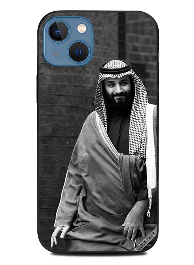 Protective Case Cover For Apple iPhone 13 MBS Walking B&W
