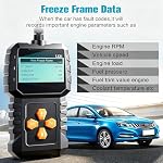 OBD2 Scanner Ease Setup Plug-Play: Clear Reset Engine Error Code Professional Code Reader Diagnostic Scan Tools with Freeze Frame/I/M Readiness for All Cars Since 1996 & Newer -LK11