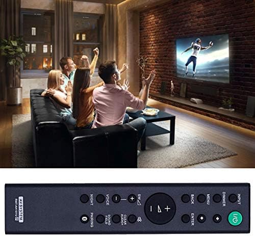 Queen.Y Replacement Sony Soundbar Remote Control RMT-AH101U for Sony Sound Bar Home Theatre System HT-CT380 HT-CT780 SA-CT380 SA-WCT780 HTCT380 HTCT780 SACT380 SACT780 SAWCT380