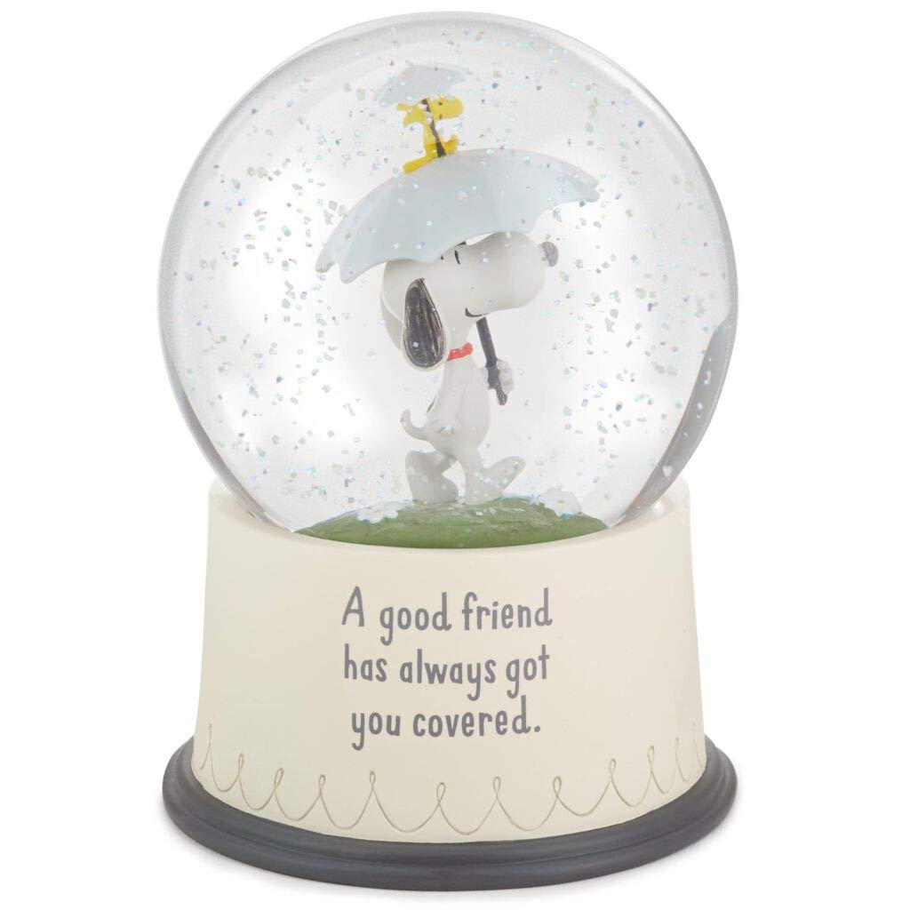 Amazon.com: HMK Snoopy and Woodstock Good Friends Snow Globe