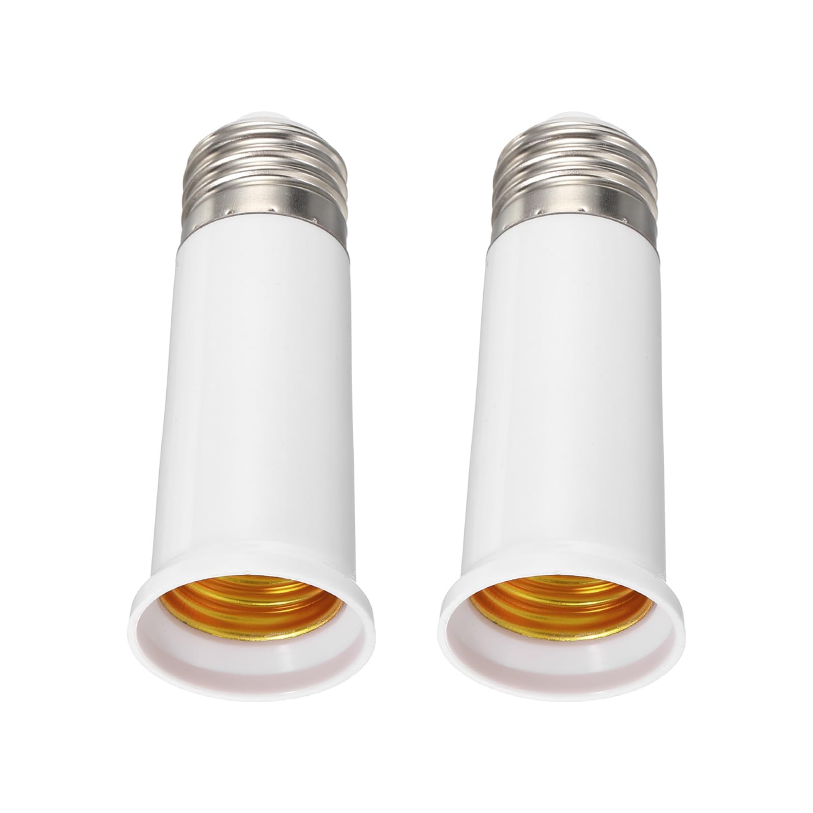 VIAPUICE E26/E27 Light Socket Extender 2 Pcs Lamp Extension 95mm