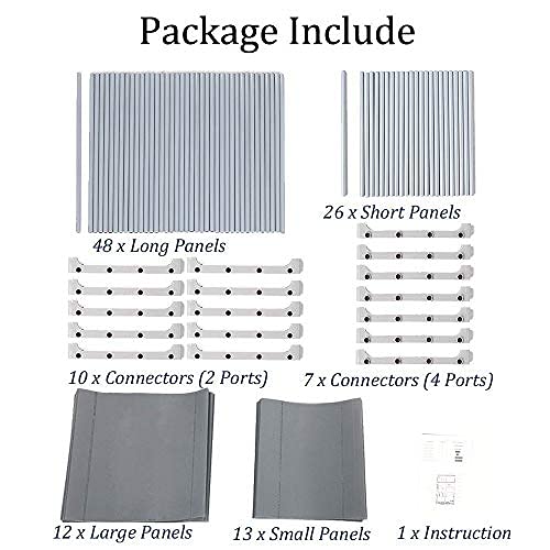 9 Cube Kids Bookshelf Adjustable Bookcase,Portable Closet Organizers And Storage For Storage Clothes, Suitable For Children In Kids Room, Bedroom,Living Room And Office, Diy Book Shelf,Wardrobe Grey #TOP7