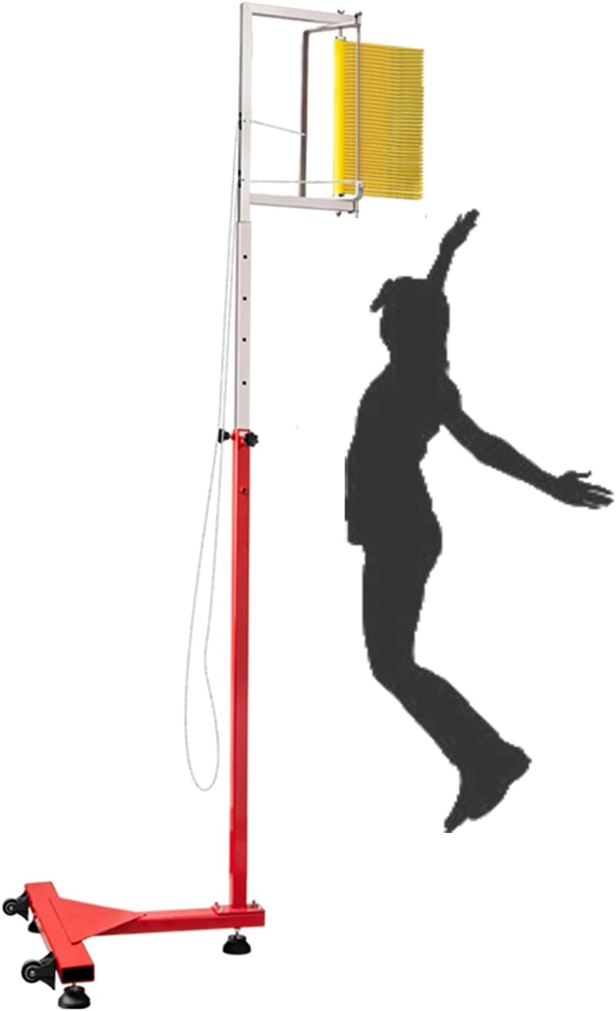 Vertical Jump Tester,Vertical Jump Training Equipment Tool,for Adult Teen Volleyball Basketball Jump Measurement Tools,Adjustable Height 170-360cm