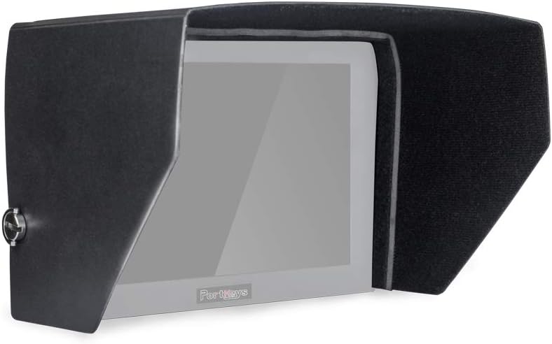 PortKeys 7 Inch Sunshade for HS7T/HH7 1200nit Monitors,Black