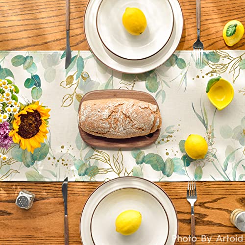 Artoid Mode Eucalyptus Greenery Table Runner #TOP12