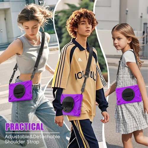 Funda para Lenovo Tab S10 con protector de pantalla y diseño híbrido robusto 3