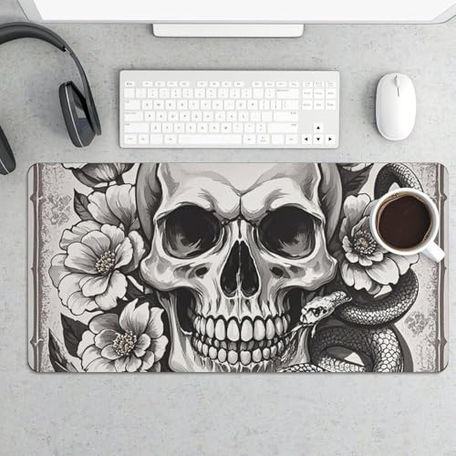 Protector de escritorio para mouse impermeable 24x12 blanco miniatura 5
