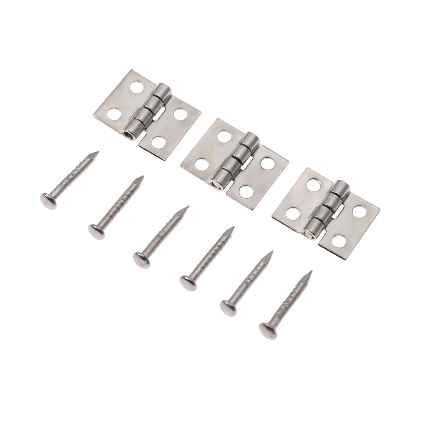 50pcs 8 * 10mm Hinges 4 Holes Furniture Door Hinges