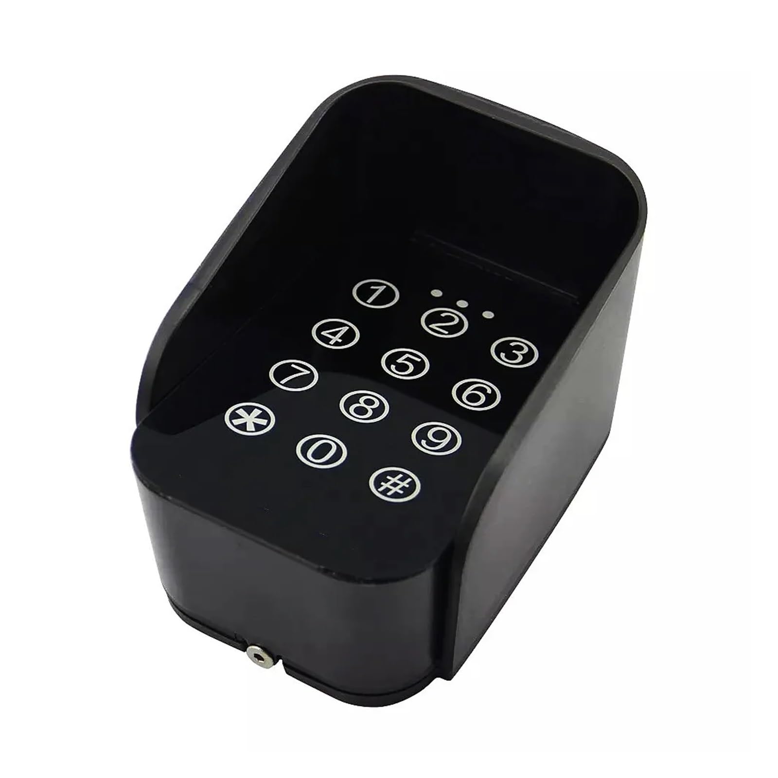 Uniwersalny, wodoodporny, bezprzewodowy zamek z klawiaturą numeryczną do automatycznego otwierania bram przesuwnych, Europejski standard dopasowania(1pc keypad)