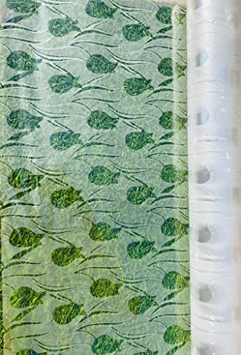 Image of HOME13 Rose Bud Frosted Window Film Decorative Static Cling Window Film Window Clings Privacy Non-Adhesive Rose Bud Frosted Glass Film for Living Home (Vinyl, 12x200)