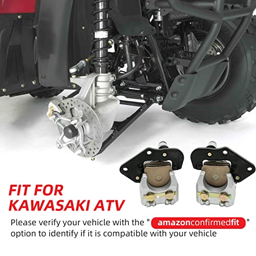 M MATI Front Left Right Brake Calipers W/Pads for Kawasaki Prairie 300 KVF300 Prairie 360 KVF360 Prairie 400 KVF400 43080-5135 43080-5136 by M MATI - Used condition - Image 7