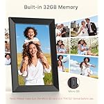 BIGASUO Digital Picture Frame, 10.1" Frameo Digital Frame WiFi with 32GB Memory, 1280x800 IPS Touch Screen, Send Photos/Videos from Your Phone Anywhere, Photo Gifts for Parents and Grandparents - Image 3