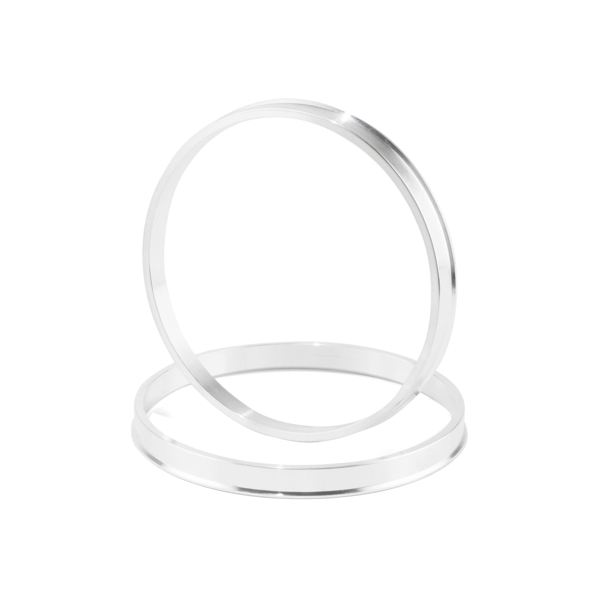 Zentrierringe 2/4 Stücke AD 106mm/4,17" ID 100mm/3,94" Radnabenzentrierringe Mittelbohrung for Center Spacer Hub Centric Ringe Autorad Aluminium(4Pcs)