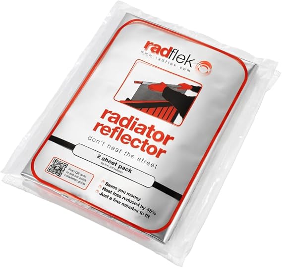 Radflek Radiator Reflector Panels - Heat Reflective Radiator Foil Sheet ...