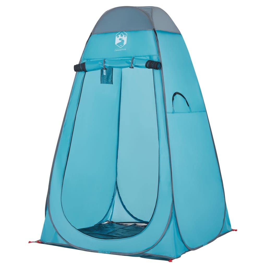 ShGaxin Sichtschutzzelt Blau Pop-Up Wasserdicht, Duschzelt Camping, Toilettenzelt, Campingtoilette, Heckzelt, Campingklo - 4004135
