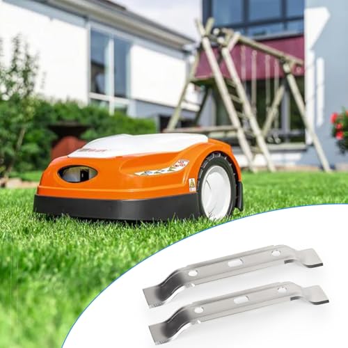 SWAWIS 2 Piezas Cuchillas para Robot Cortacésped Compatibles con Stihl iMOW RMI 422 422P 422PC RMI422 P C Repuesto para Cortacésped y Trimmer para Robots de Jardín - imagen 6