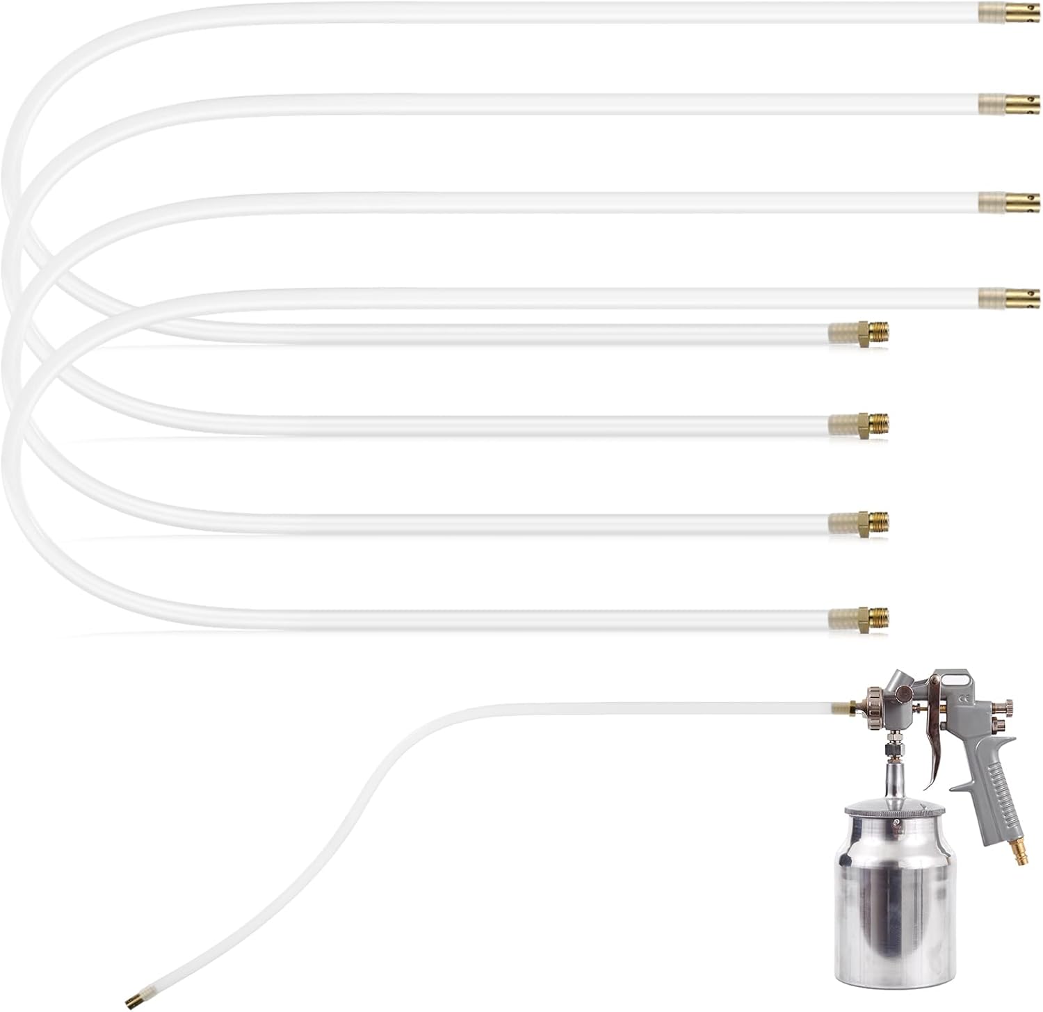 Kittmip 4 Pcs 20.87'' Spray Can Nozzle Extension Hose 8 mm