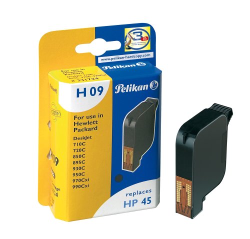 Preisvergleich Produktbild Pelikan H09 51645A Druckerpatrone (ersetzt HP 45), schwarz