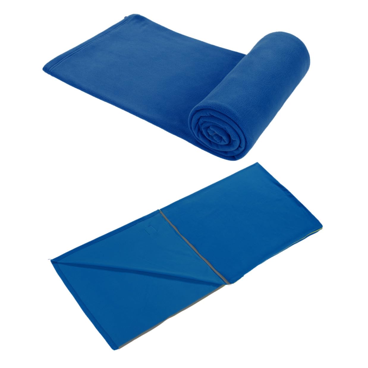 Mikinona Sacco Pelo in Pile Blu per Clima Fresco Leggero Borsa da Trasporto per Escursionismo e Campeggio Outdoor