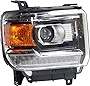 Evan-Fischer Headlight Assembly Compatible with 2014-2015 GMC Sierra 1500/Sierra 2500HD 3500HD 2015-2018 LED CAPA Passenger Side