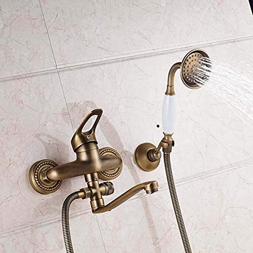 Robinet de cuisine en laiton massif avec bec long de 25 cm au design épuré