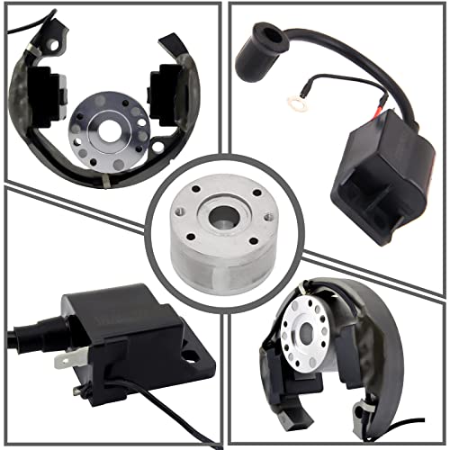 Glenparts Ignition Coil Stator Rotor Kit For Ktm 50 Sx Pro Senior Junior Lc 2001 2002 2003 2004 2005 Oem For Flywheel Stator 45139004000 50Sx Junior 2006 2007 50 Senior Adventure 2003 #TOP4